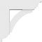 Ekena Millwork Standard Thorton Architectural Grade PVC Bracket with Traditional Ends, 5"W x 18"D x 18"H BKTP05X18X18THR01 - alternate 2